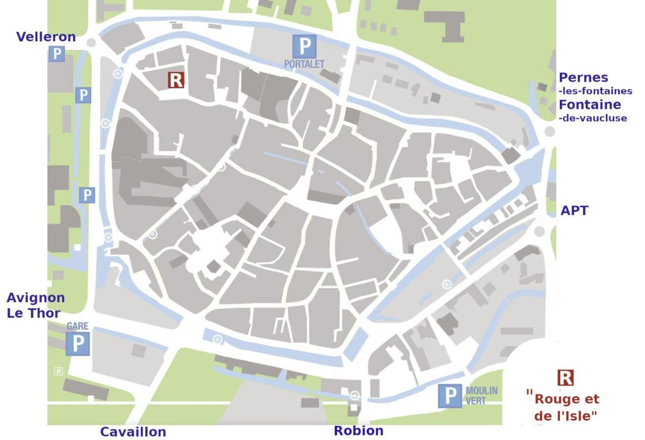 Hotel Rouge Et De L'Isle Zewnętrze zdjęcie